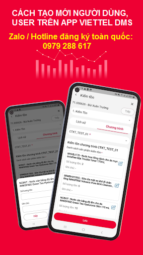 Quy trình thêm, tạo khách hàng mới App Viettel DMS Mobile