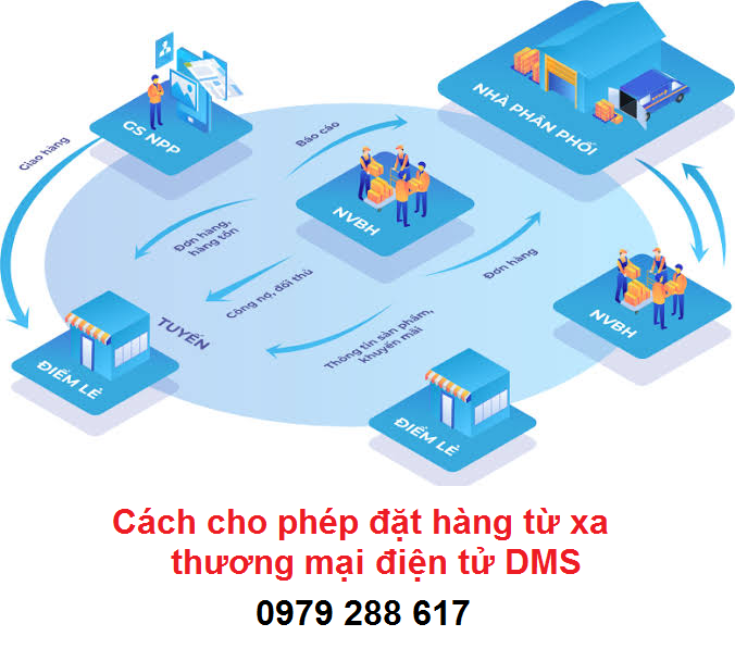 Cách cho phép đặt hàng từ xa thương mại điện tử DMS